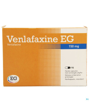 Venlafaxine eg 150 mg caps liberation prolonge 98