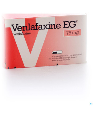 Venlafaxine eg  75 mg caps liberation prolonge 56