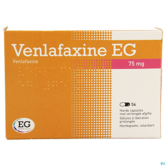 Venlafaxine eg  75 mg caps liberation prolonge 56