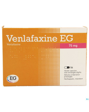 Venlafaxine eg  75 mg caps liberation prolonge 56