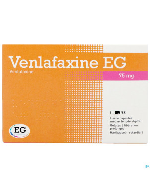 Venlafaxine eg  75 mg caps liberation prolonge 98