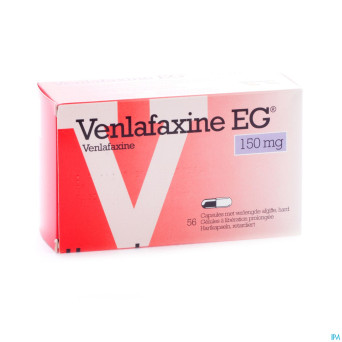 Venlafaxine eg 150 mg caps liberation prolonge 56