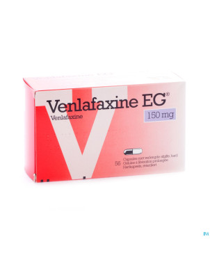 Venlafaxine eg 150 mg caps liberation prolonge 56