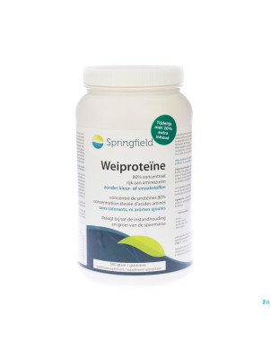 Wei proteine isolate 80%   pdr 500g
