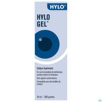 Hylo-gel gutt oculaires 10ml