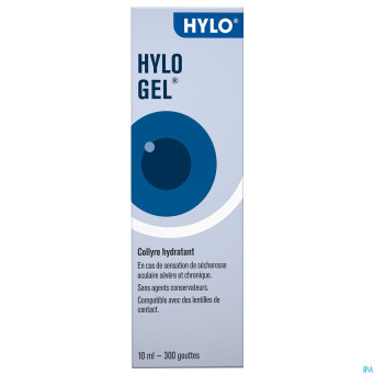 Hylo-gel gutt oculaires 10ml