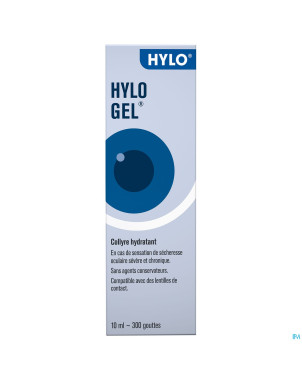 Hylo-gel gutt oculaires 10ml