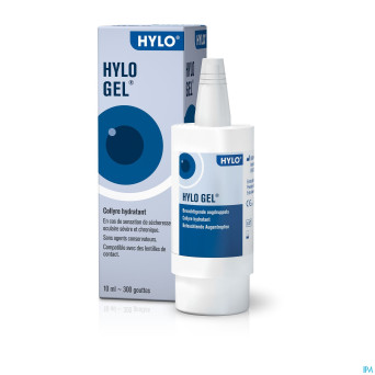 Hylo-gel gutt oculaires 10ml