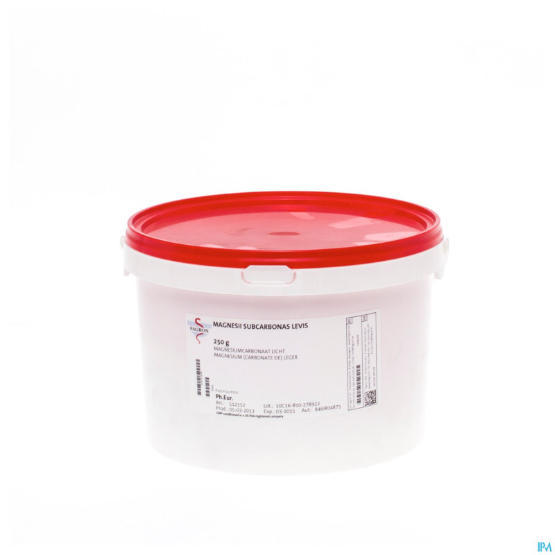 Mg carbonate poudre leger  250g fag
