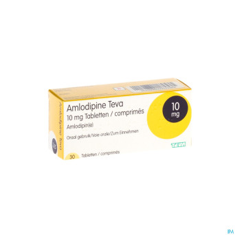Amlodipine teva 10 mg tabl blister 30