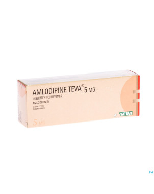 Amlodipine teva  5 mg tabl blister 56