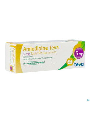 Amlodipine teva  5 mg tabl blister 98