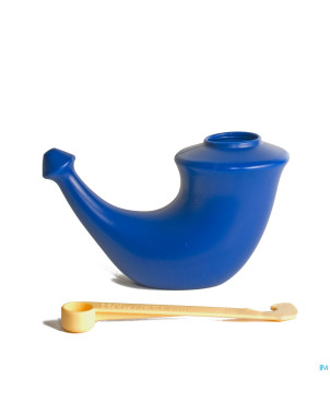 Rhino horn lave nez bleu