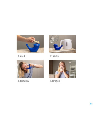 Rhino horn lave nez bleu