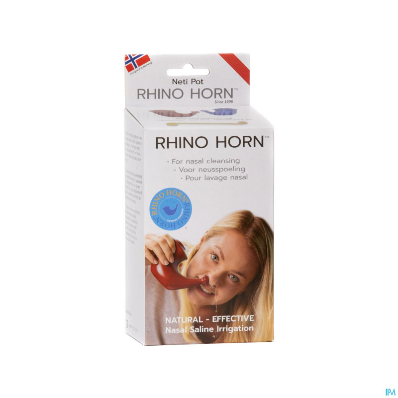 Rhino horn lave nez rouge