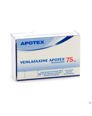 Venlafaxine apotex  75mg caps liber prolonge 28