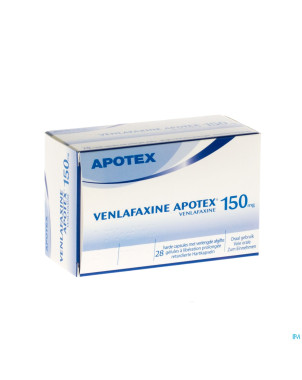 Venlafaxine apotex 150mg caps liber prolonge 28