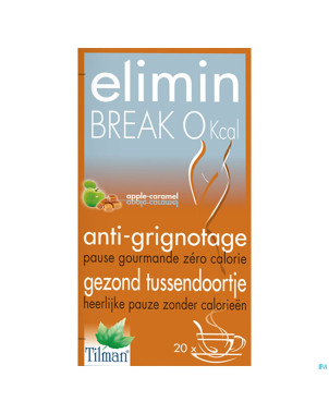 Elimin break 0% pomme-caramel    tea-bags 20