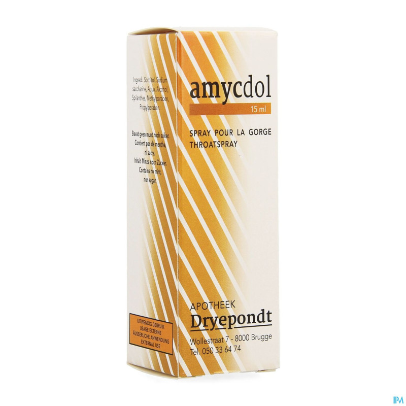 Amycdol spray gorge 15ml