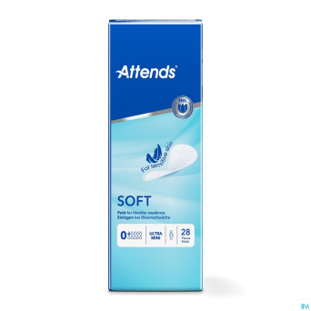 Attends soft 0 ultra mini    couche anatom. 1x28