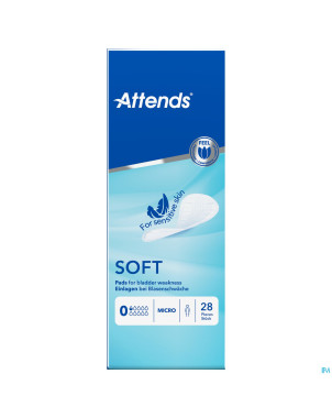 Attends soft 0 ultra mini    couche anatom. 1x28