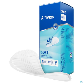 Attends soft 0 ultra mini    couche anatom. 1x28