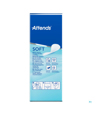 Attends soft 0 ultra mini    couche anatom. 1x28