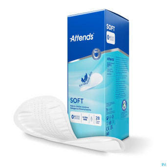 Attends soft 0 ultra mini    couche anatom. 1x28