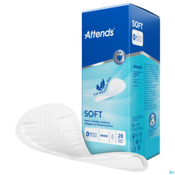 Attends soft 0 ultra mini    couche anatom. 1x28