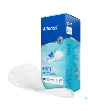 Attends soft 0 ultra mini    couche anatom. 1x28