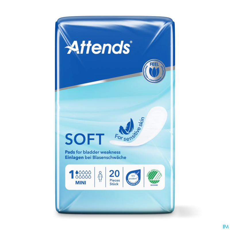 Attends soft 1 mini    couche anatom. 1x20