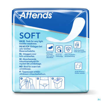 Attends soft 1 mini long    couche anatom. 1x16