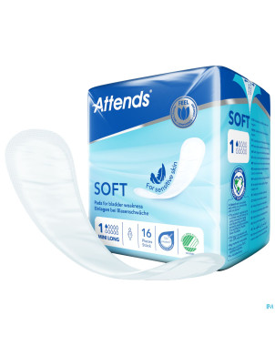 Attends soft 1 mini long    couche anatom. 1x16