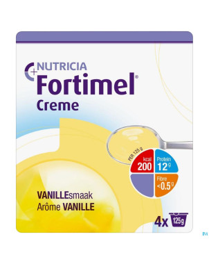 Fortimel creme vanille    4x125g