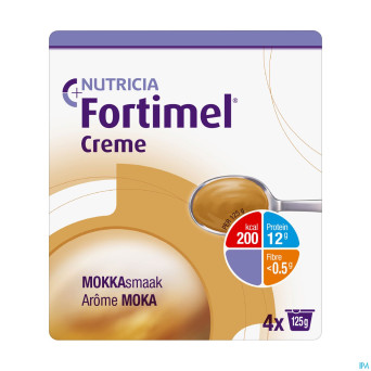 Fortimel creme mokka    4x125g