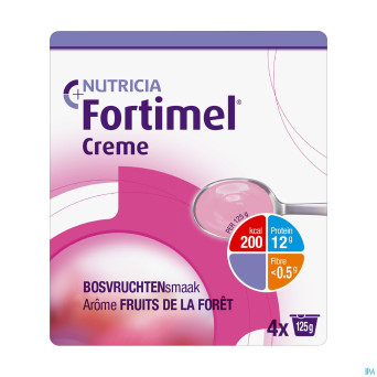 Fortimel creme fruits foret  4x125g