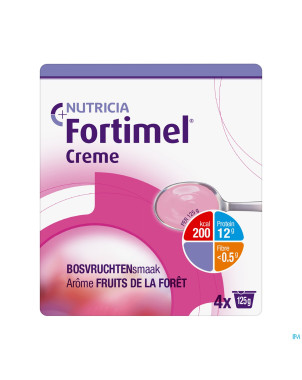 Fortimel creme fruits foret  4x125g