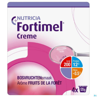 Fortimel creme fruits foret  4x125g