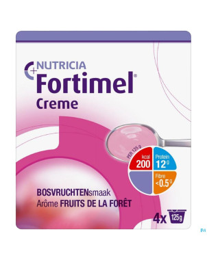 Fortimel creme fruits foret  4x125g