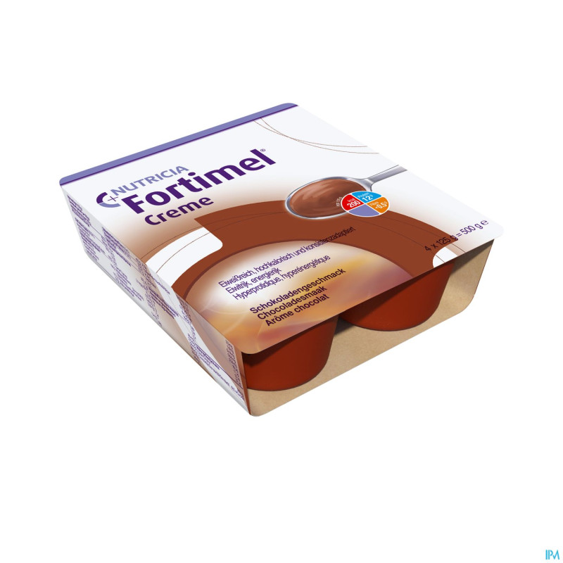 Fortimel creme chocolat    4x125g