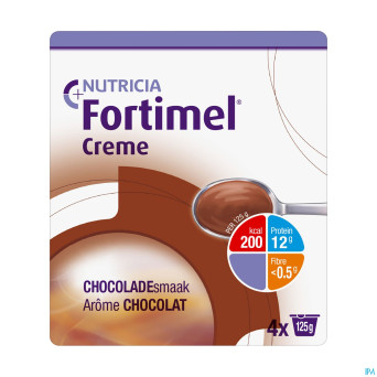 Fortimel creme chocolat    4x125g