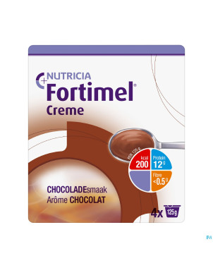 Fortimel creme chocolat    4x125g
