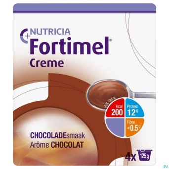 Fortimel creme chocolat    4x125g
