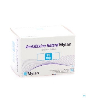 Venlafaxine retard ab  75,0mg caps lib. prol 100