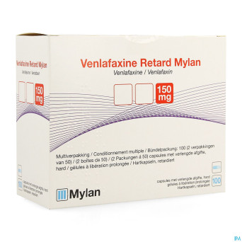 Venlafaxine retard ab 150,0mg caps lib. prol 100