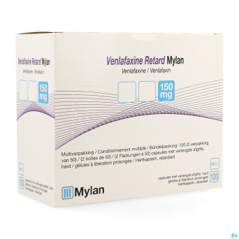 Venlafaxine retard ab 150,0mg caps lib. prol 100