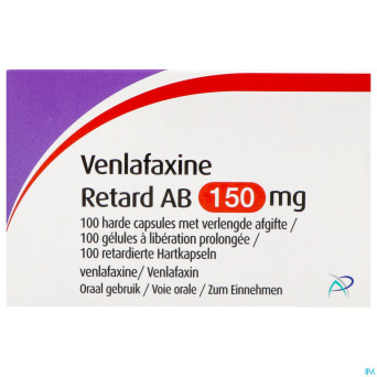 Venlafaxine retard ab 150,0mg caps lib. prol 100