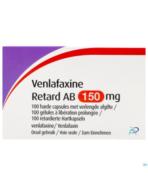 Venlafaxine retard ab 150,0mg caps lib. prol 100