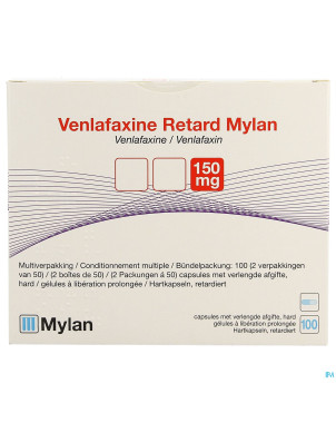 Venlafaxine retard ab 150,0mg caps lib. prol 100