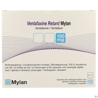 Venlafaxine retard ab 150,0mg caps lib. prol 100